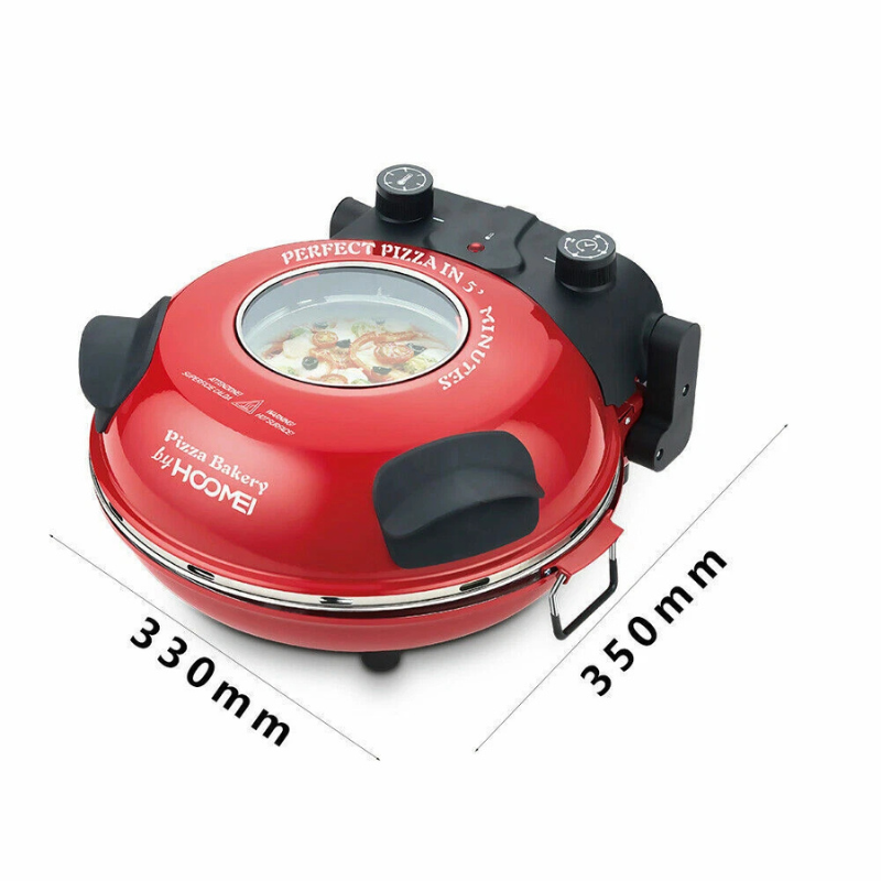 Hoomei HM-5375 Pizza Oven – 1200 W, 31 cm