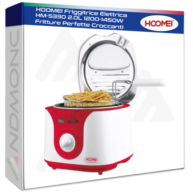 Hoomei HM-5330 Deep Fryer – 1200-1450 W, 2.0 L