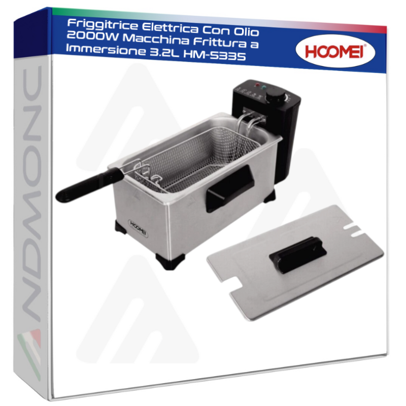 HM-5335 Deep Fryer – 2000 W, 3.2 L