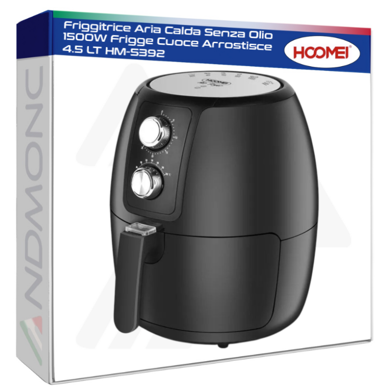 HM-5392 Air Fryer – 1500 W, 4.5 L