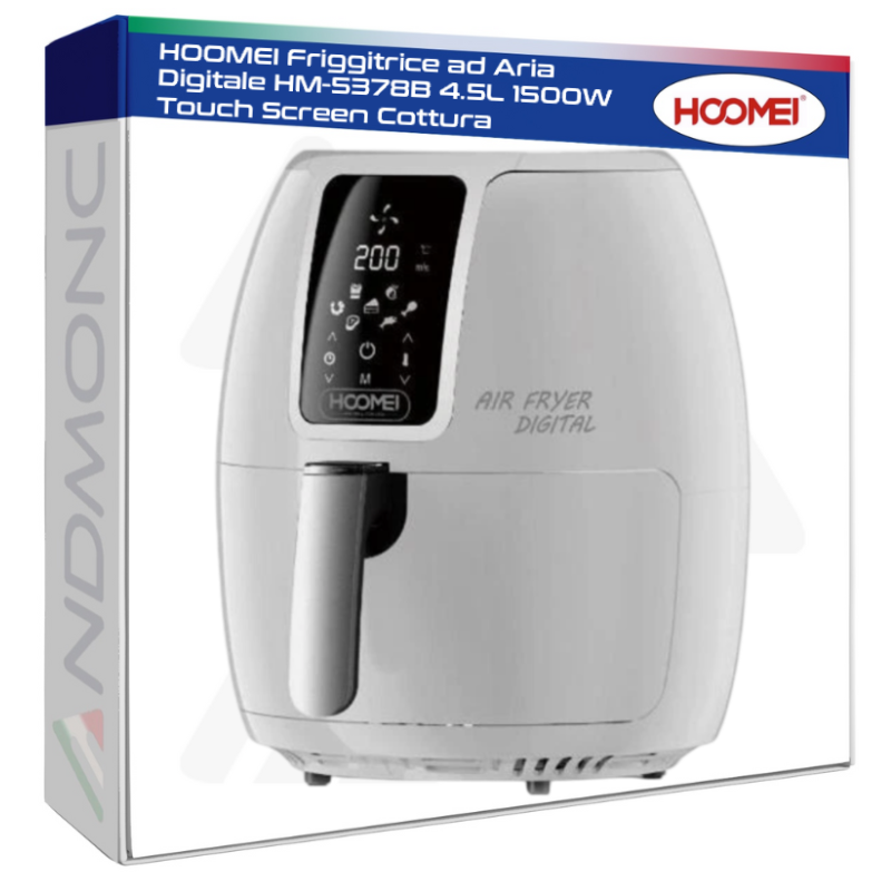Hoomei HM-5378B Digital Air Fryer – 1500 W, 4.5 L