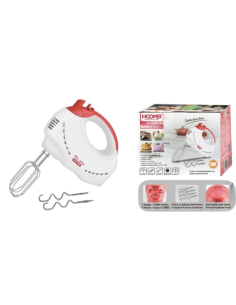 Hoomei HM-6830 Hand Mixer – 250 W, 5 Speeds 2