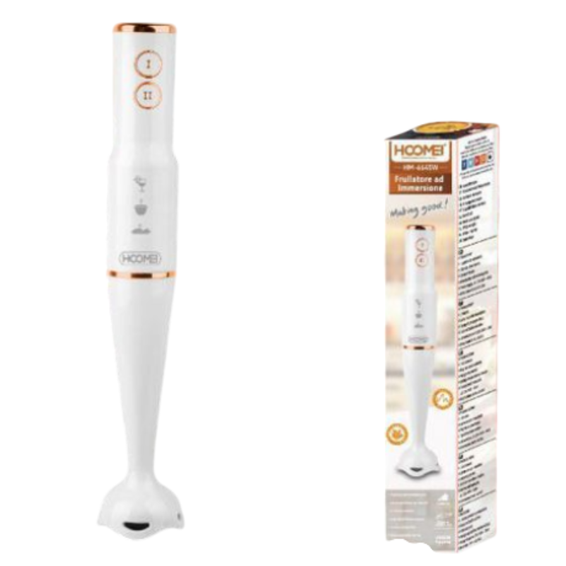 Hoomei HM-6645W Hand Blender – 500 W, 2 Speeds