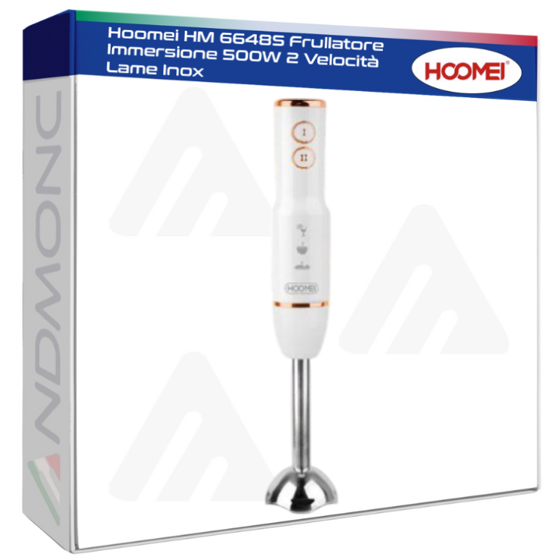 Hoomei HM-6648S Hand Blender – 500 W, 2 Speeds