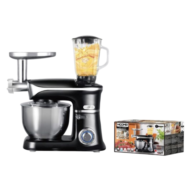 Hoomei HM-6898B 3-in-1 Stand Mixer – 1300 W, 6.5 L