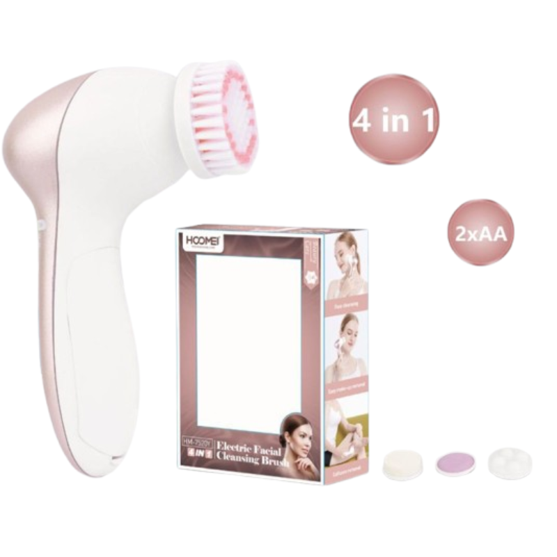 Hoomei HM-7520Y 4-in-1 Facial Cleansing Brush