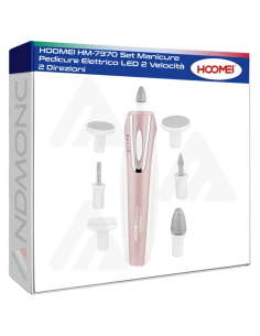 Hoomei HM-7370 Electric Manicure & Pedicure Set – 2 Speeds