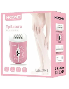 Hoomei HM-7550 Rechargeable Epilator – 2 Speeds 2