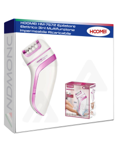 Hoomei HM-7572 3-in-1 Rechargeable Epilator