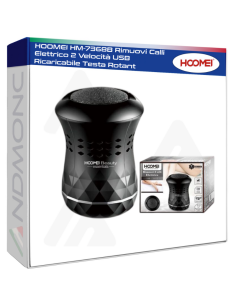 Hoomei HM-7368B Rechargeable Electric Callus Remover – 2 Speeds