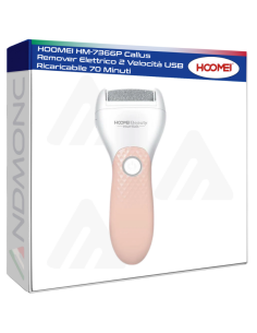 Hoomei HM-7366P Rechargeable Electric Callus Remover – 2 Speeds