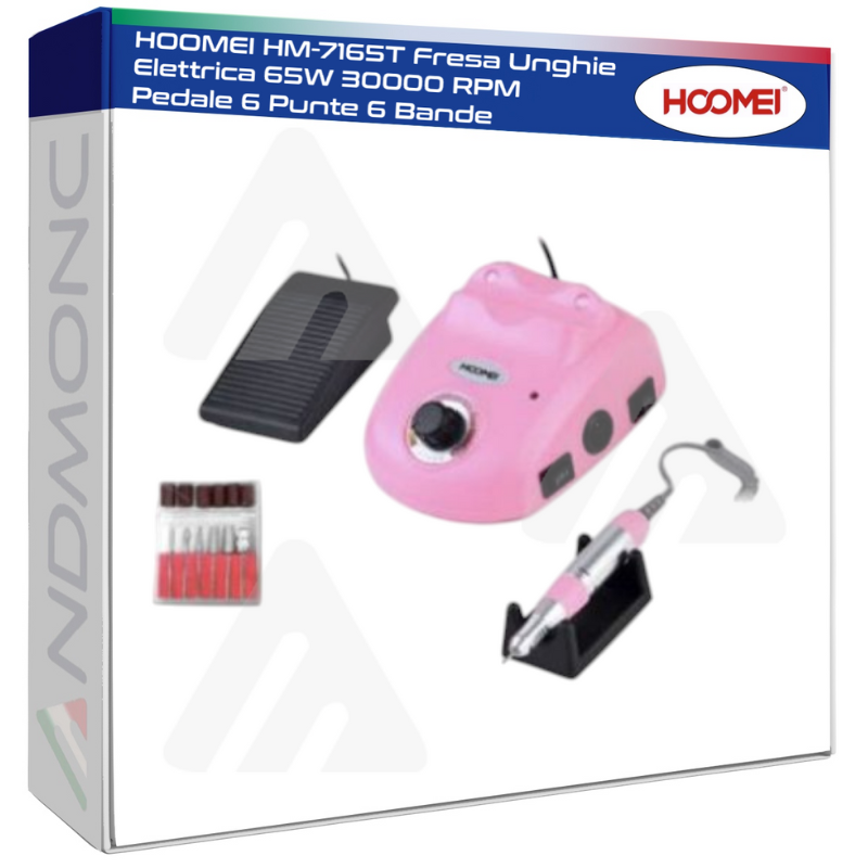 Hoomei HM-7165T Electric Manicure & Pedicure Set – 65 W