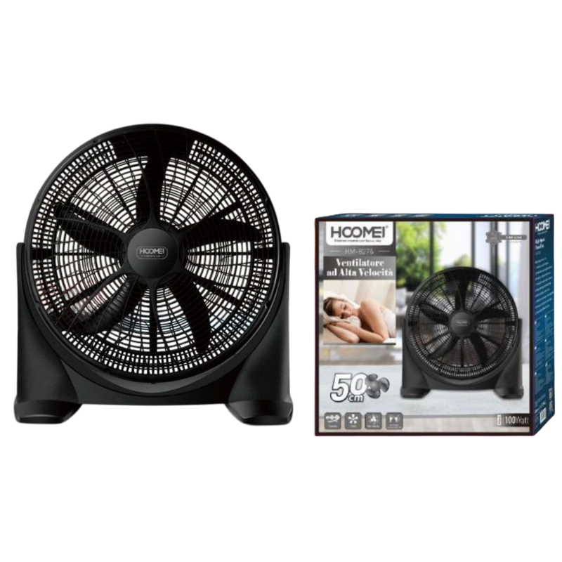 Hoomei HM-8276 Fan – 100 W, 50 cm