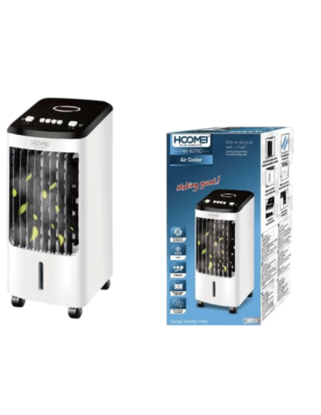 Hoomei HM-8378D Air Cooler – 80 W, 4 L, 3 Speeds