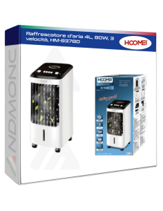 Hoomei HM-8378D Air Cooler – 80 W, 4 L, 3 Speeds