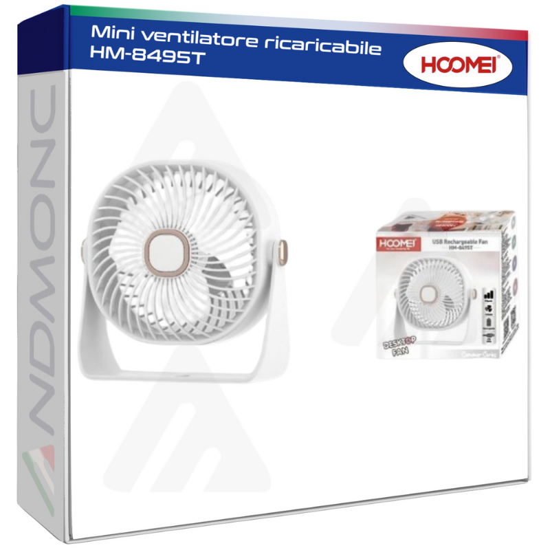Hoomei HM-8495T Rechargeable Mini Fan