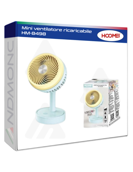 Hoomei HM-8498 Rechargeable Mini Fan