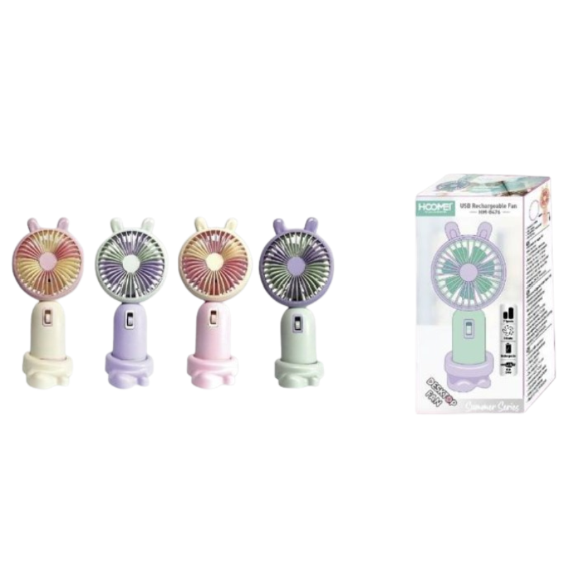 Hoomei HM-8476 Rechargeable Mini Fan