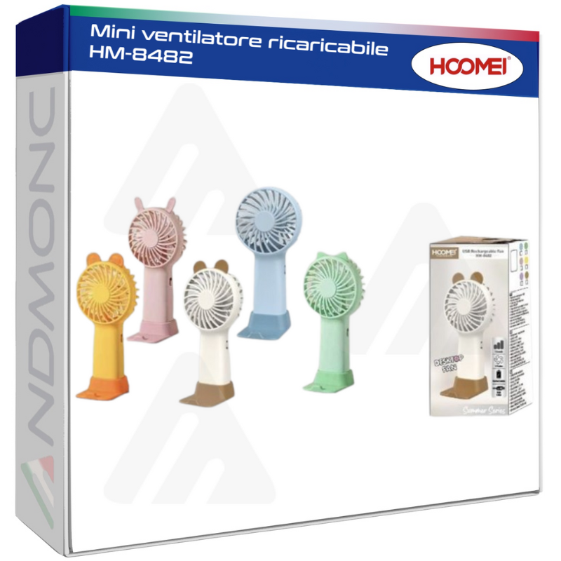 Hoomei HM-8482 Rechargeable Mini Fan