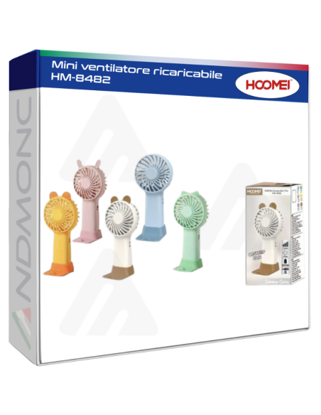 Hoomei HM-8482 Rechargeable Mini Fan
