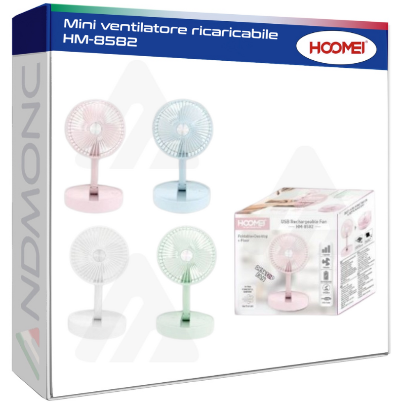 Hoomei HM-8582 Rechargeable Mini Fan