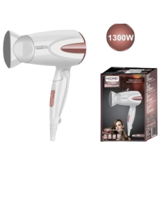 Hoomei HM-7630W Hair Dryer – 1300 W, 2 Speeds 2