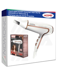 Hoomei HM-7675 Hair Dryer – 2200 W, 2 Speeds