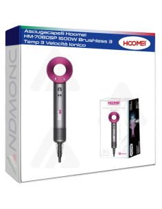 Hoomei HM-7080SP Hair Dryer – 1600 W, 3 Speeds