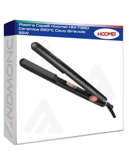 Hoomei HM-7380 Ceramic Hair Straightener – 35 W