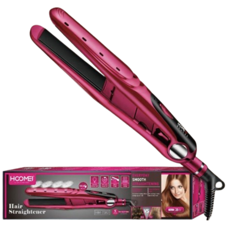 Hoomei HM-7382 Ceramic Hair Straightener – 38 W