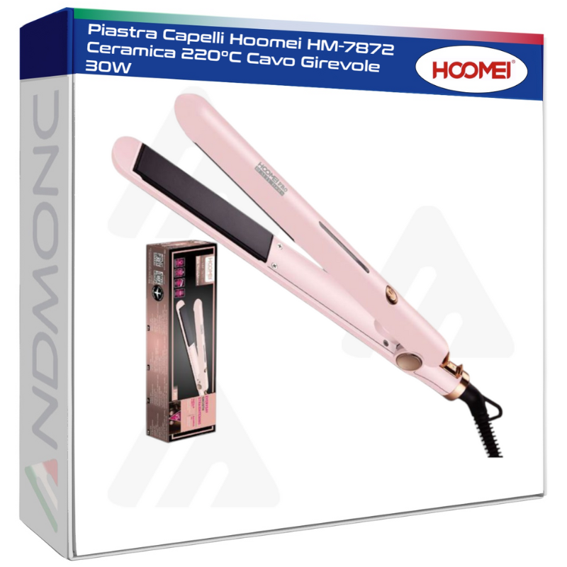 Hoomei HM-7872 Ceramic Hair Straightener – 30 W