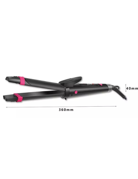 Hoomei HM-7378 2-in-1 Ceramic Hair Curler – 26 mm