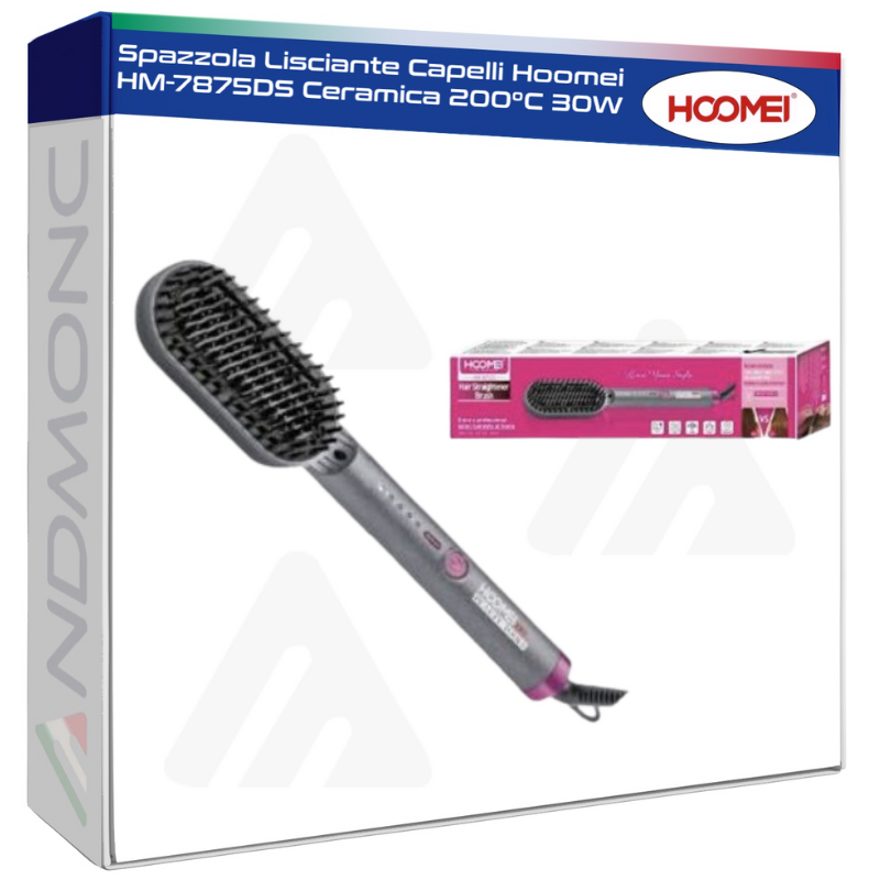Hoomei HM-7875DS Hair Straightening Brush – 30 W