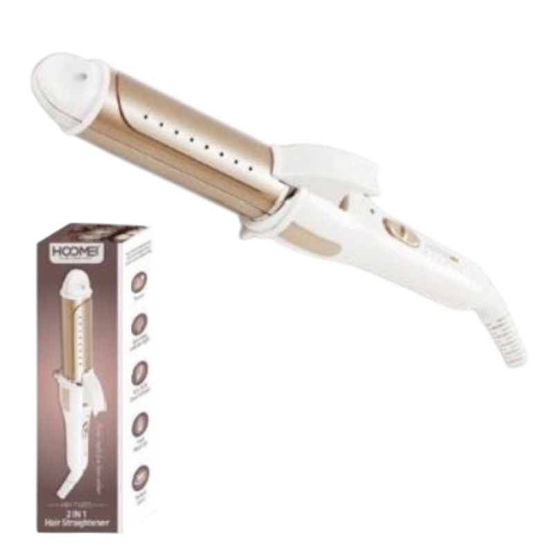 Hoomei HM-7168TS 2-in-1 Hair Straightener