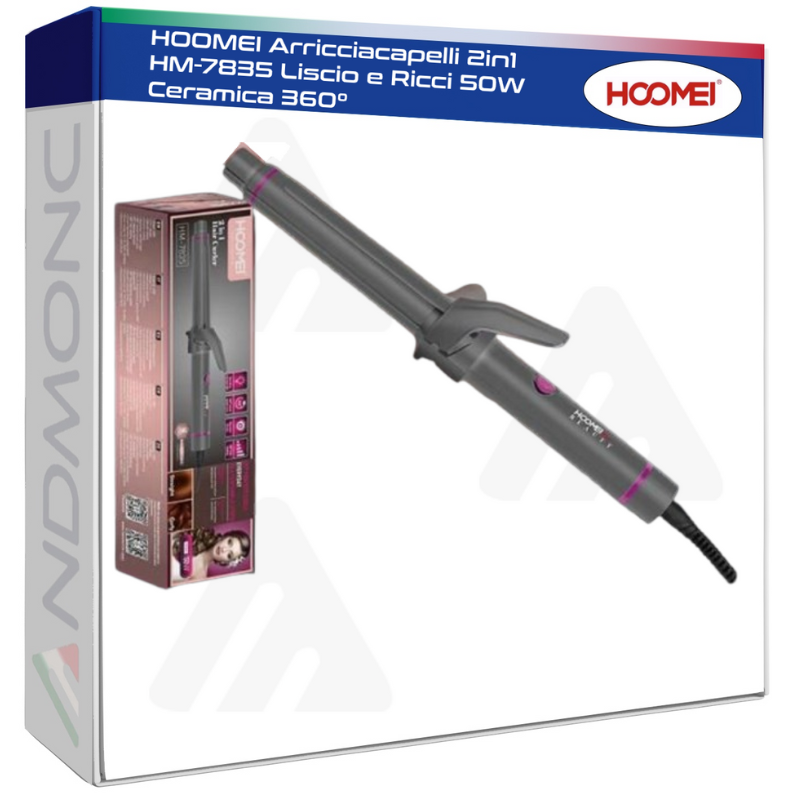Hoomei HM-7835 2-in-1 Ceramic Hair Curler – 50 W