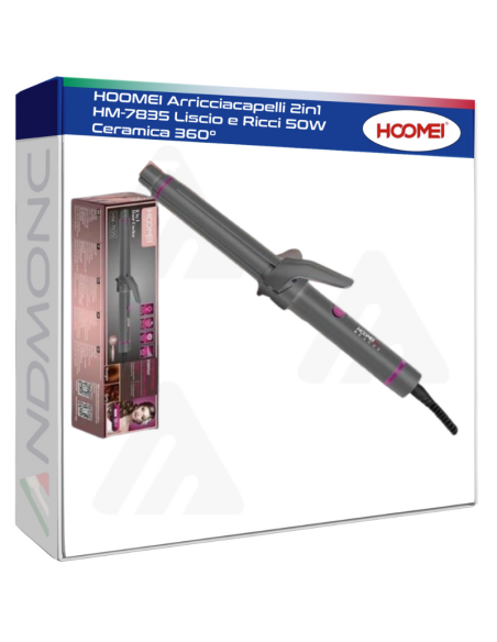 Hoomei HM-7835 2-in-1 Ceramic Hair Curler – 50 W