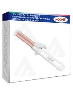 Hoomei HM-7878 Rechargeable Ceramic Hair Curler – 2500 mAh