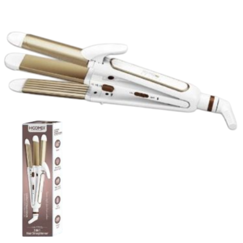 Hoomei HM-7175S 3-in-1 Ceramic Hair Straightener – 65 W