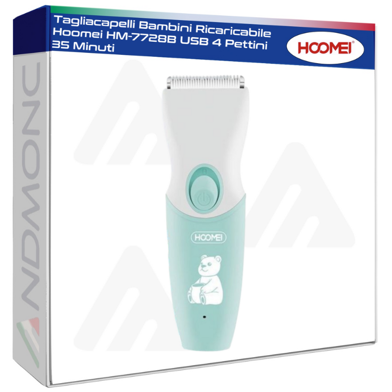 Hoomei HM-7728B Rechargeable Children's Hair Clippers
