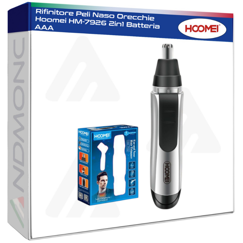 Hoomei HM-7926 2-in-1 Nose & Ear Trimmer