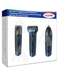 Hoomei HM7758 3-in-1 Rechargeable Hair Clippers