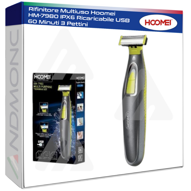 Hoomei HM-7980 Rechargeable Grooming Kit – IPX6