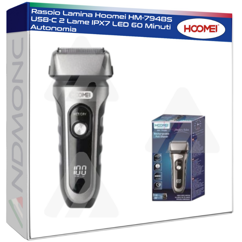 Hoomei HM-7948S Electric Shaver – IPX7