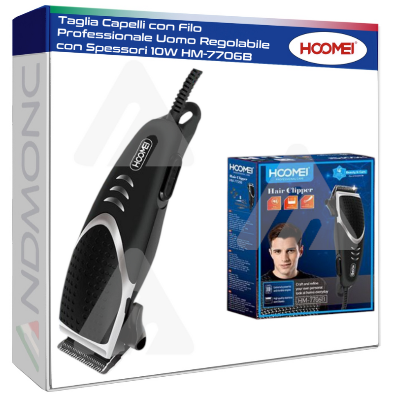 Hoomei HM-7706B Hair Clippers – 10 W