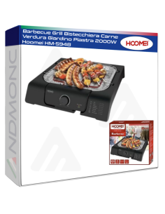 Hoomei HM-5948 Electric Barbecue – 2000 W