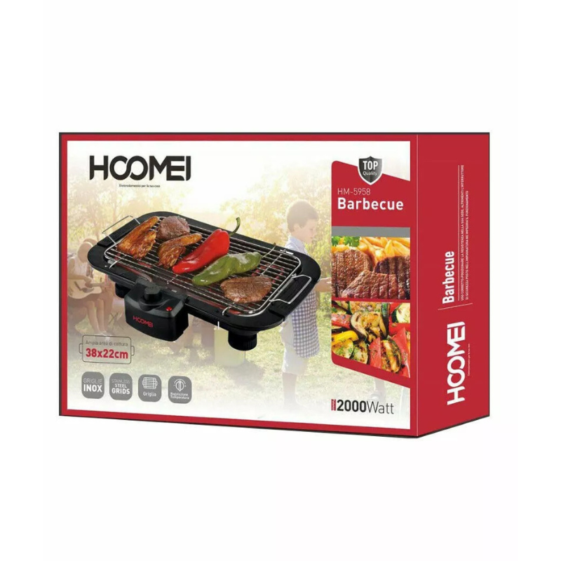 Hoomei HM-5958 Electric Barbecue – 2000 W