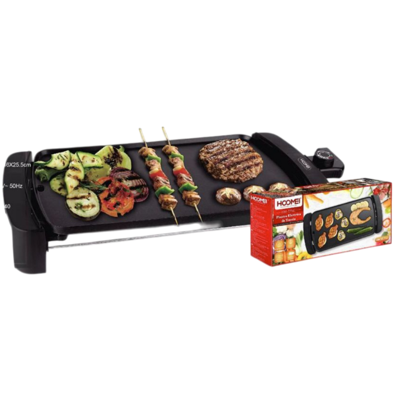 Hoomei HM-5940 Electric Griddle – 2200 W, 46x25.5 cm
