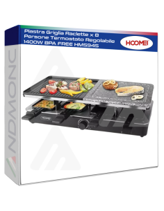 Hoomei HM5945 Raclette Grill – 1400 W