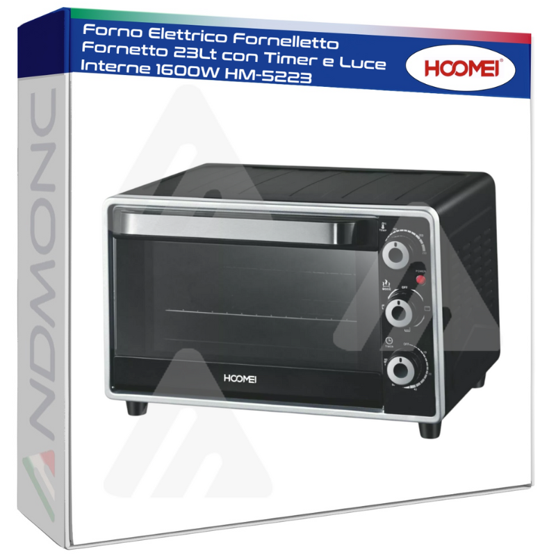 Hoomei HM-5223 Electric Oven – 1600 W, 23 L
