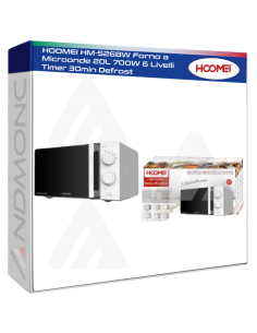 Hoomei HM-5268W Microwave Oven – 700 W, 20 L
